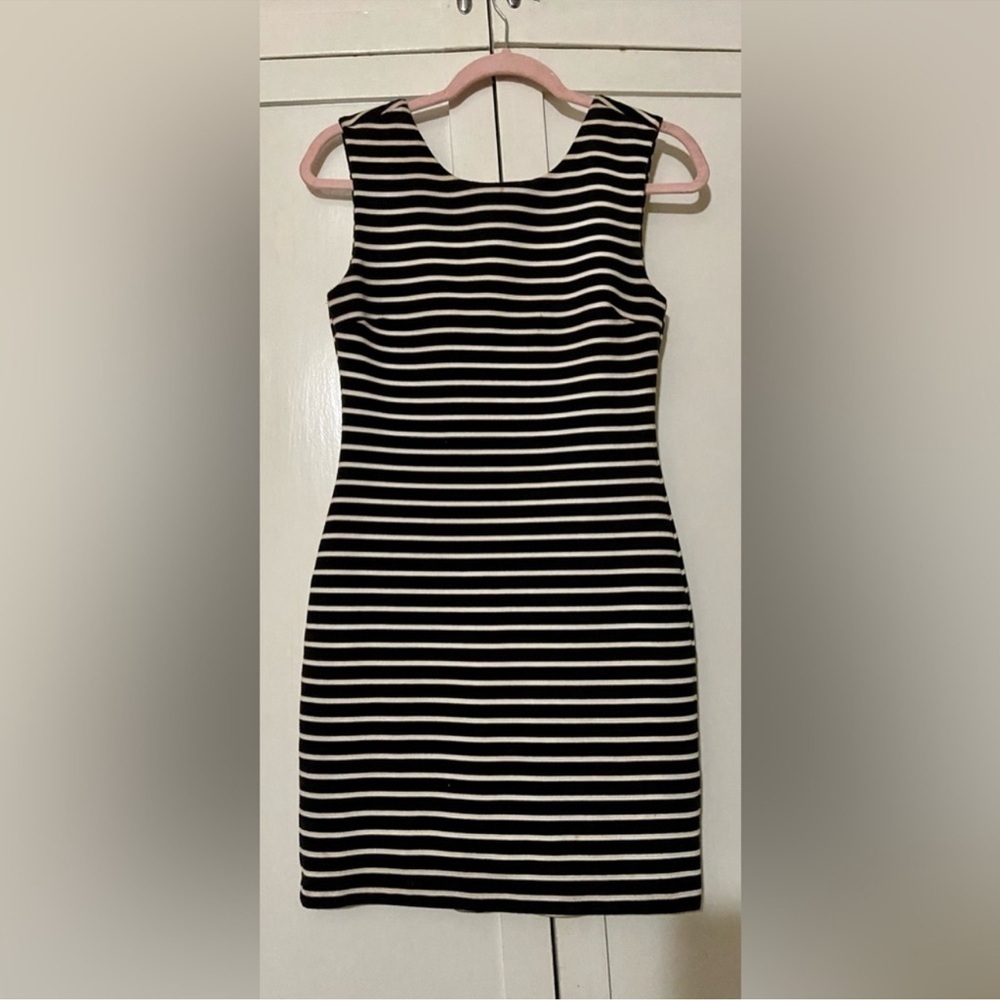 Juicy Couture Striped Ponte Dress S S - Picture 2 of 3